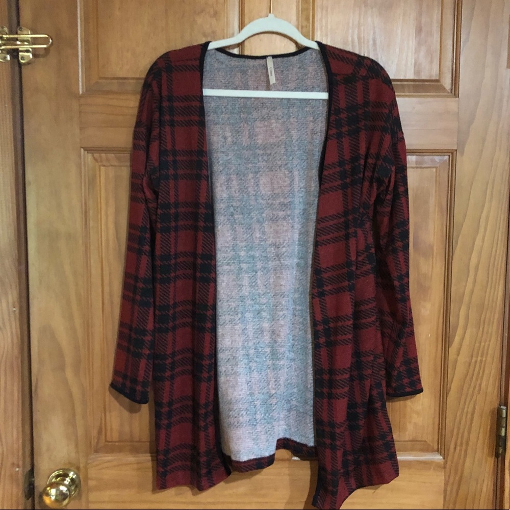 Plaid Shawl NWOT